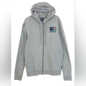 Patagonia Gray Zip-Up Hoodie